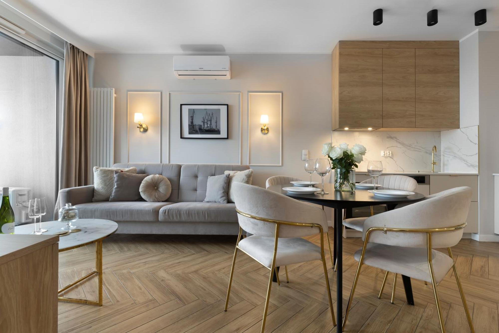 Elite Apartments Chlebova Premium Gdansk Bagian luar foto